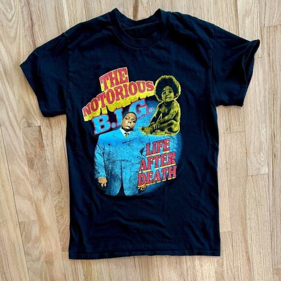 Men’s Merch Traffic Biggie Smalls Notorious B.I.G. Graphic Tee Shirt, Size Small - Picture 2 of 4